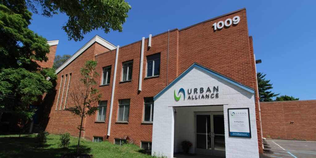 Front entrance to Urban Alliance's headquarters